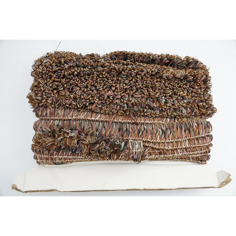 Kravet Upholstery Chenille Ribbon Loop Fringe Trim 6.67yd‎ Style 8414